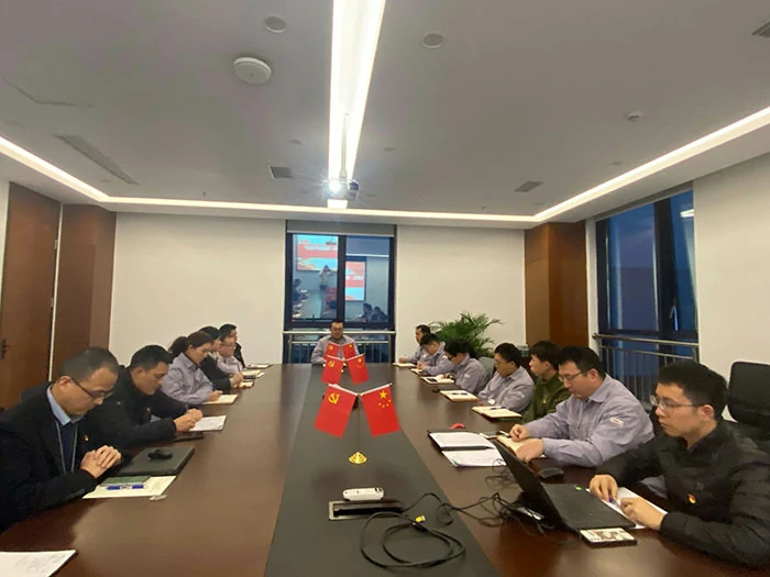 金康动力党支部召开2023年度组织生活会暨民主评议党员大会